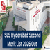 SLS Hyderabad Second Merit List 2026 Out @slsh.edu.in; Complete Admission Payment by March 6